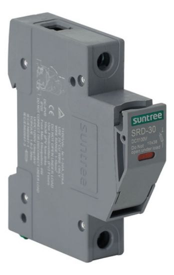 Imagen de Portafusible 10X38 DC hasta 32A