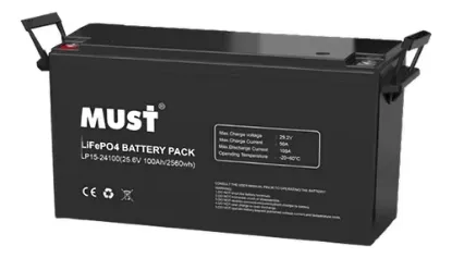 Imagen de BATERÍA DE LITIO MUST 24 V 100ah